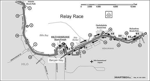 BIMM 2025 10K Race Map sm