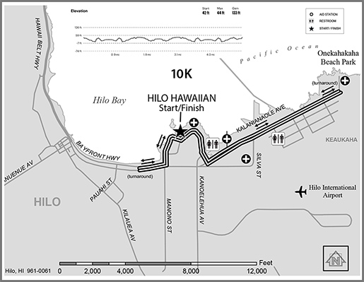 BIMM 2025 10K Race Map sm